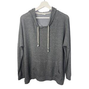 Tresics Gray Hoodie Women’s Small Pullover Lightweight Athleisure Top